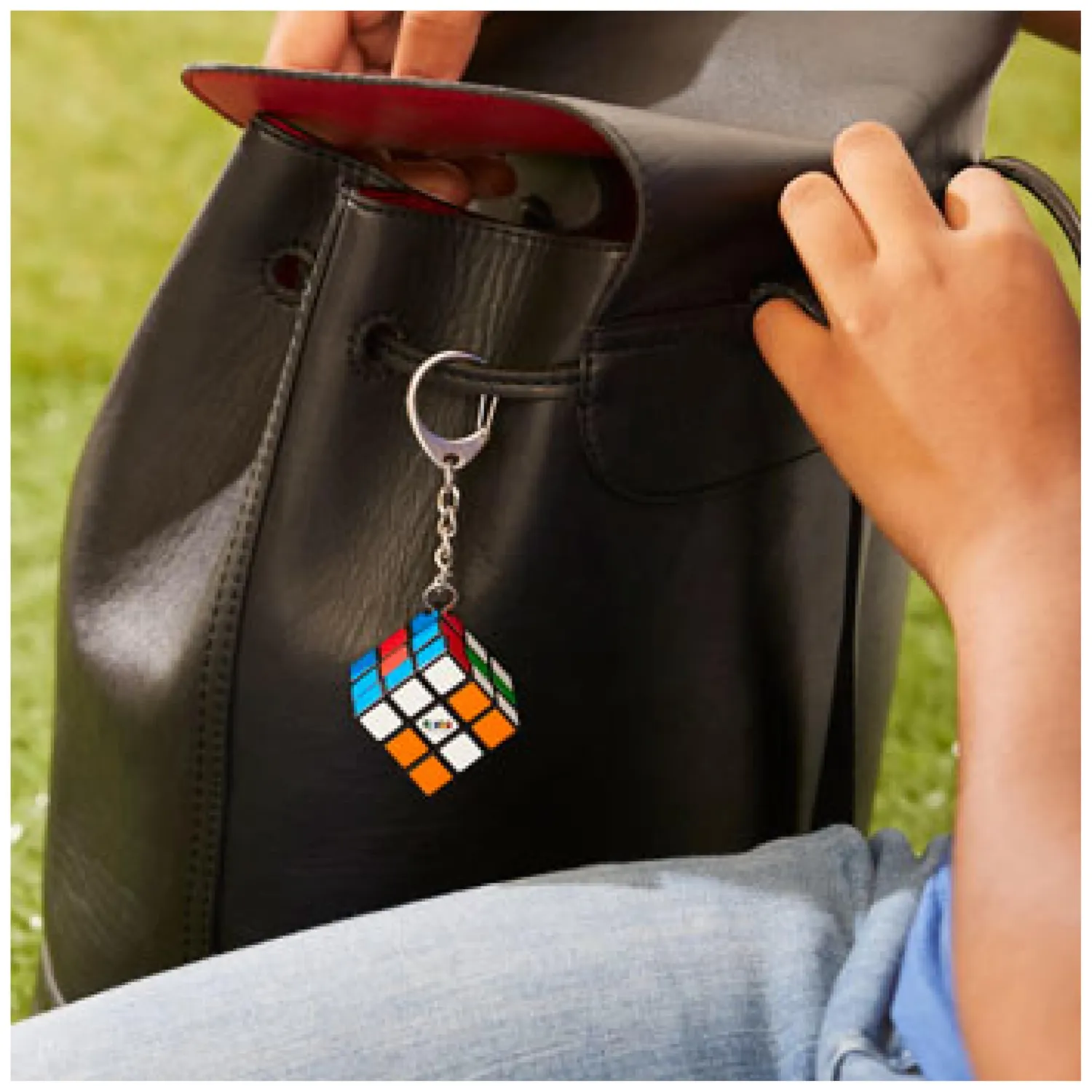 Rubik's 3x3 Zauberwürfel Mini Schlüsselanhänger