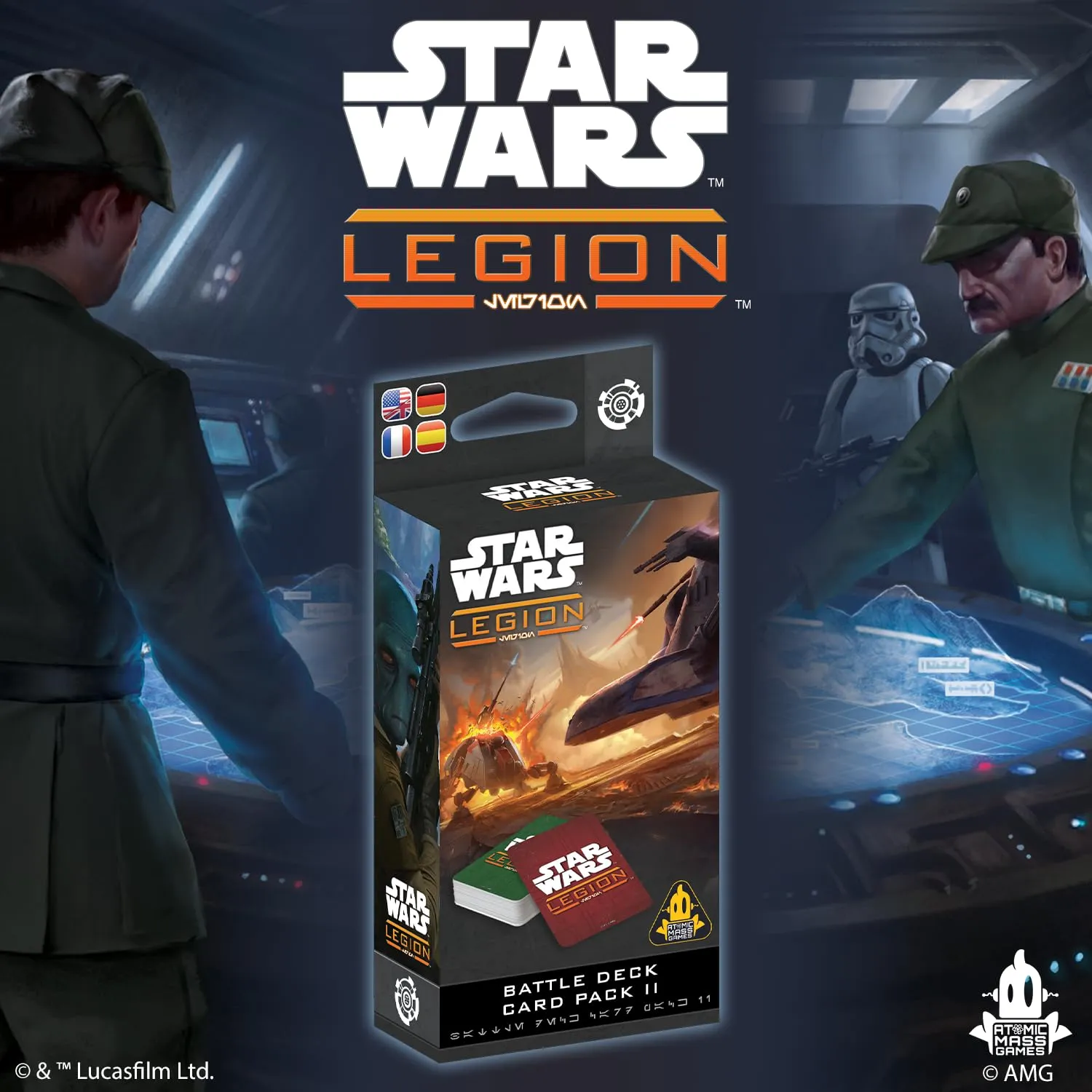 Asmodee Star Wars Legion Battle Deck Card Pack II Erweiterung