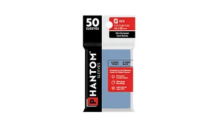Capstone Phantom Sleeves Red Size Kartenhüllen mini