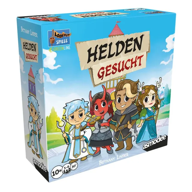 Asmodee Helden gesucht Familienspiel Deutsch