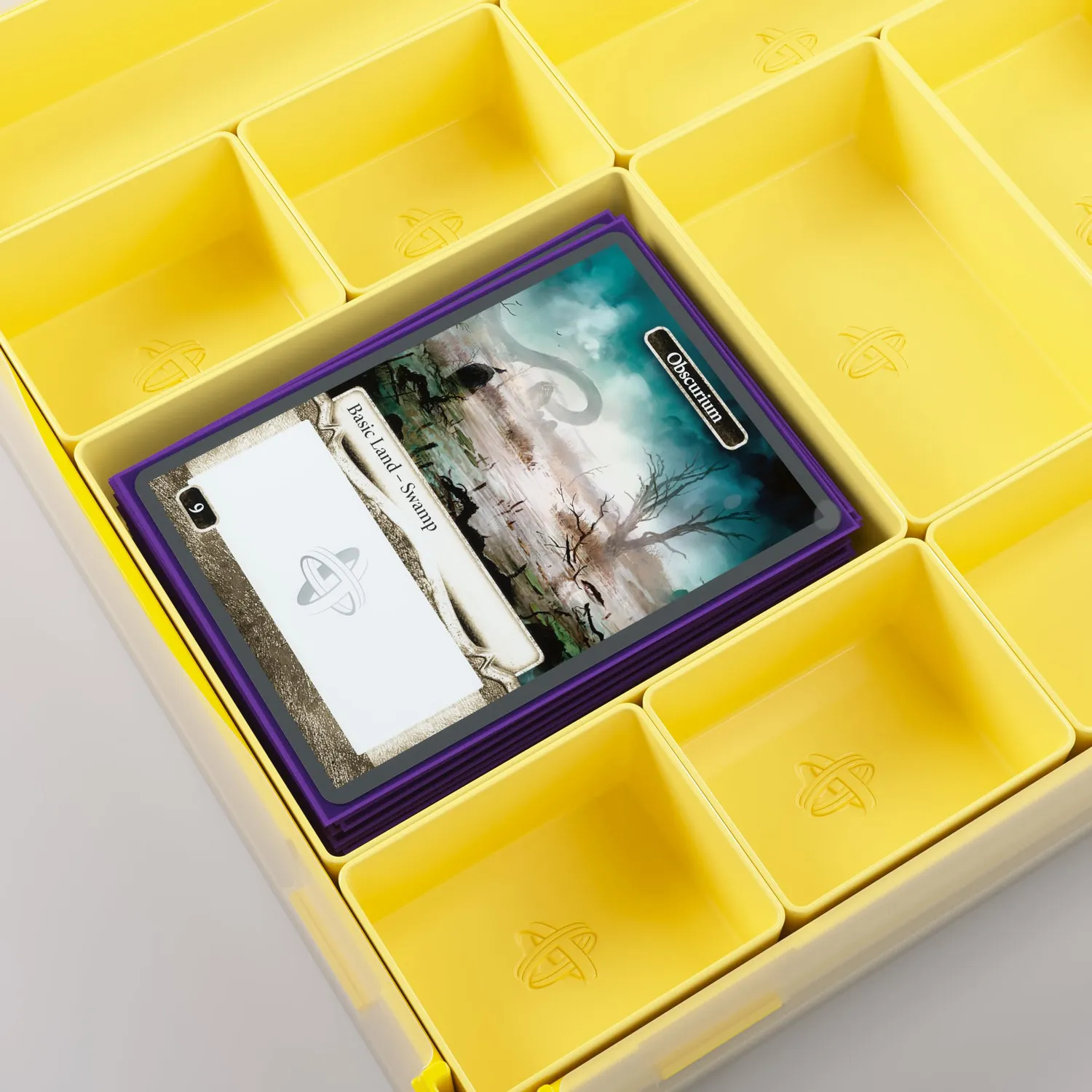 Gamegenic Token Silo XL Aufbewahrungsbox Gelb 15 Fächer