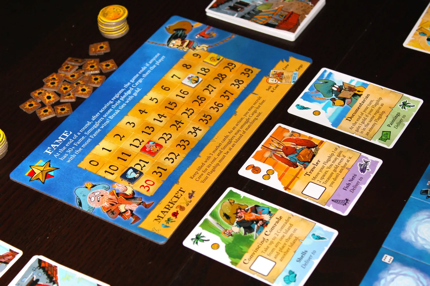 Leder Games Ahoy Brettspiel 2-4 Spieler Würfel