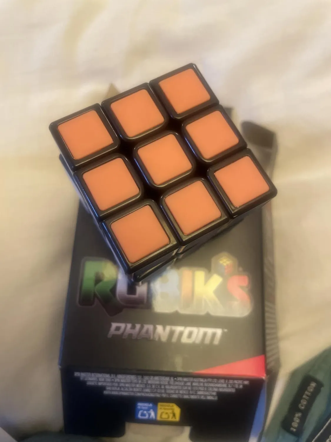 Rubik's Phantom 3x3 Zauberwürfel mit Thermo-Farben