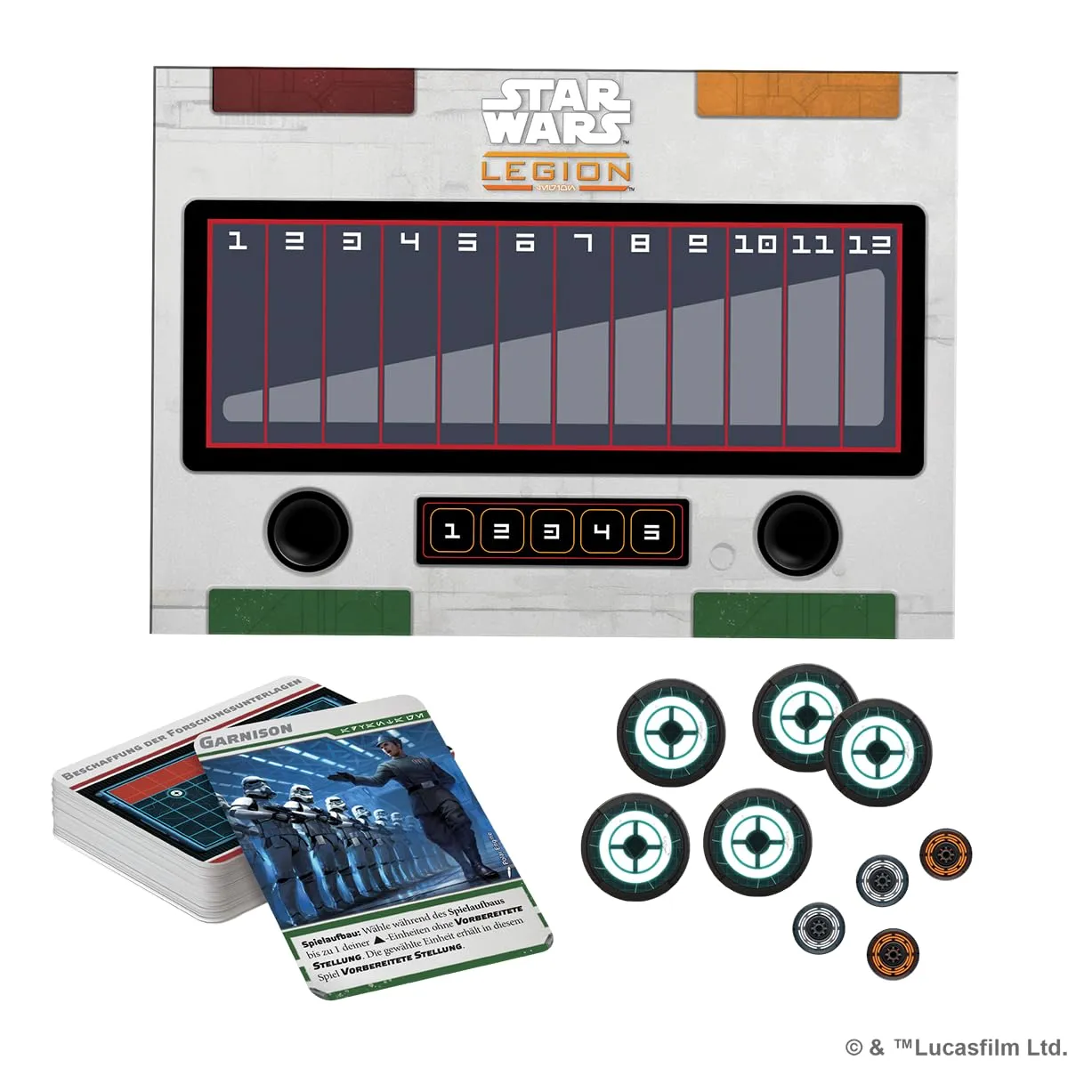 Asmodee Star Wars Legion Gefechtskarten-Set Erweiterung 18 Karten