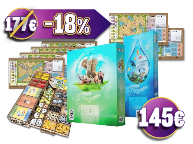 Cranio Ark Nova Bundle Brettspiel mit Organizer