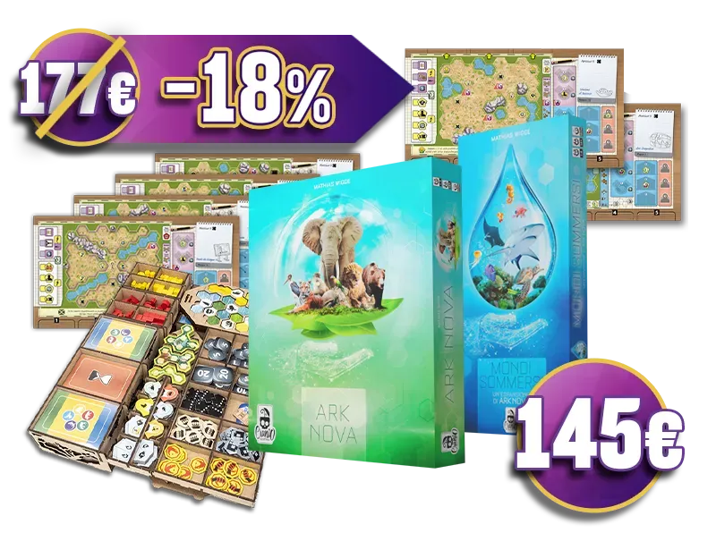 Cranio Ark Nova Bundle Brettspiel mit Organizer