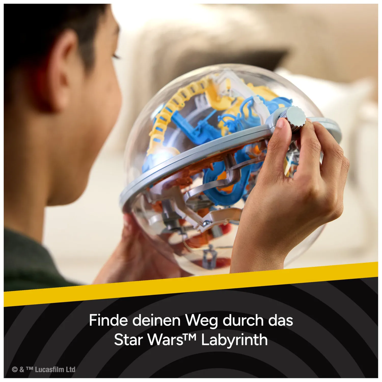 Perplexus Star Wars The Mandalorian Kugellabyrinth Solo