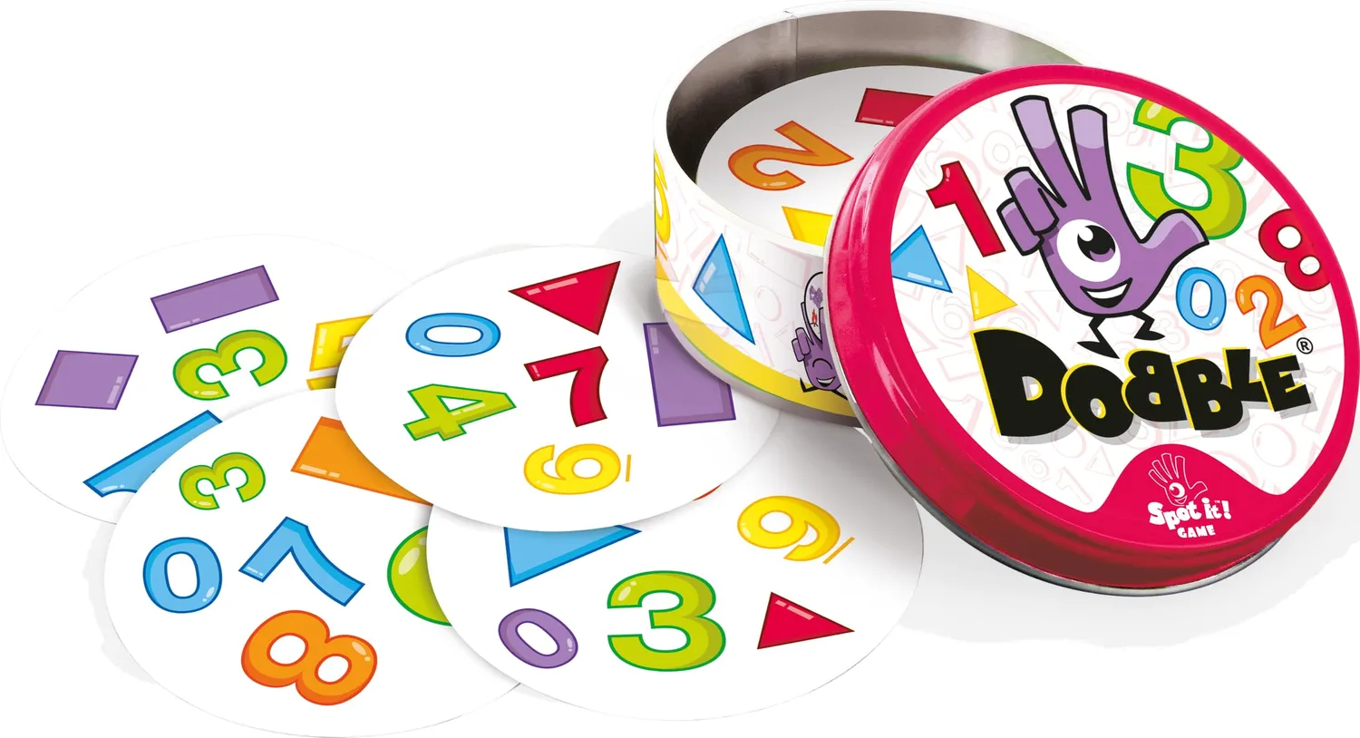Asmodee Dobble 1 2 3 Kinderspiel deutsch Blechdose