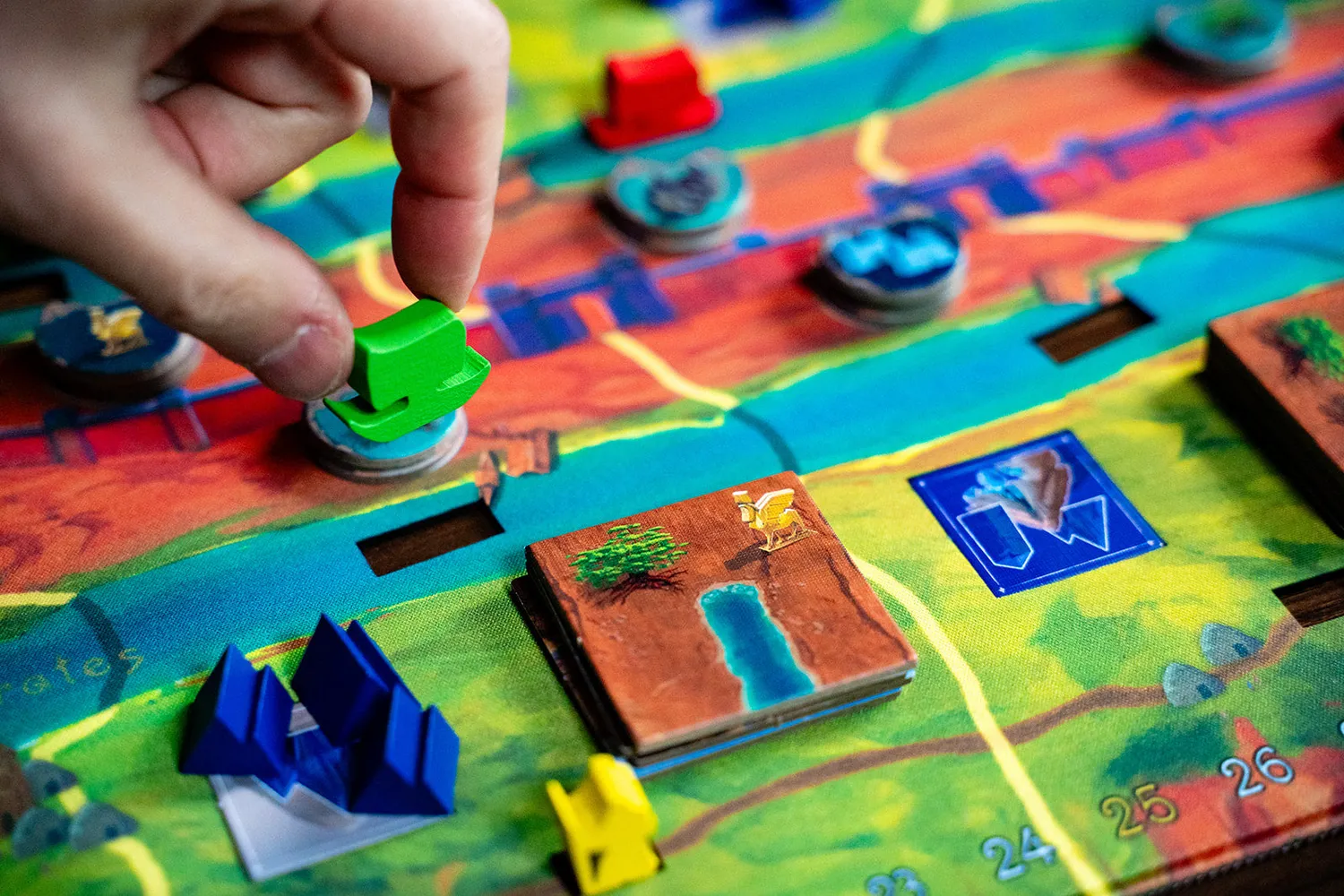 Capstone Games Papyria Brettspiel Zivilisation und Wissen