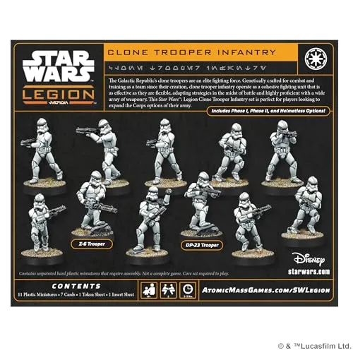 Star Wars Legion Clone Trooper Infantry Tabletop-Erweiterung