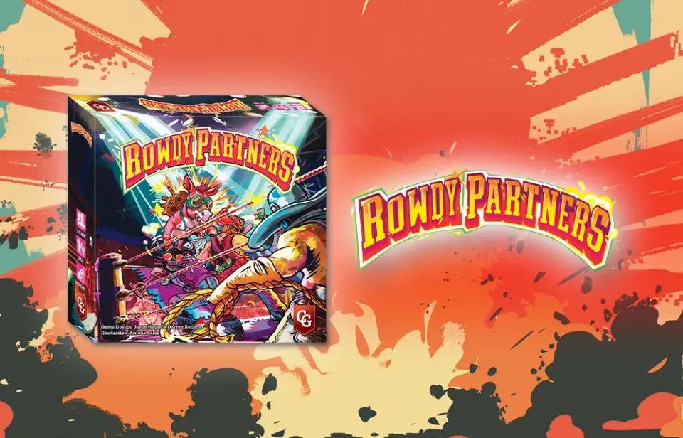 Capstone Games Rowdy Partners Stichspiel Teams Wrestling