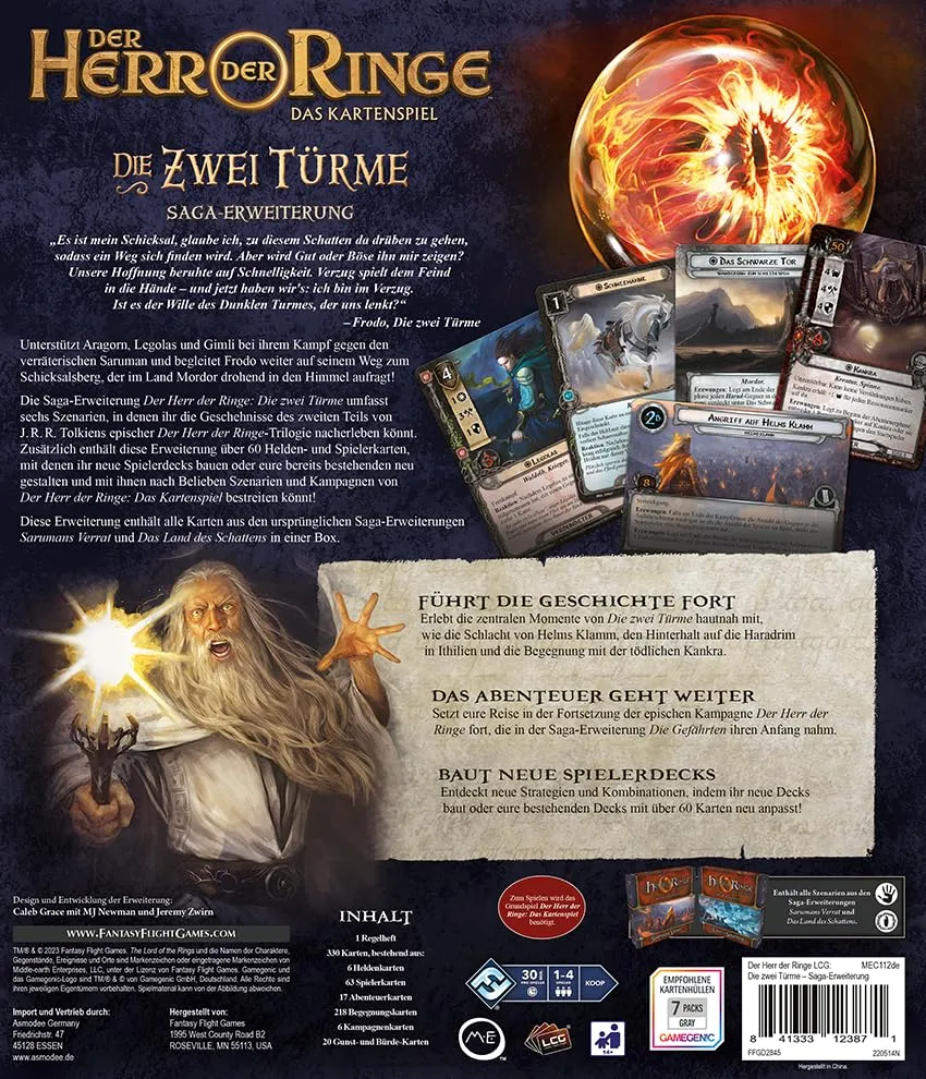 Der Herr der Ringe Kartenspiel Die Zwei Türme Saga-Erweiterung deutsch