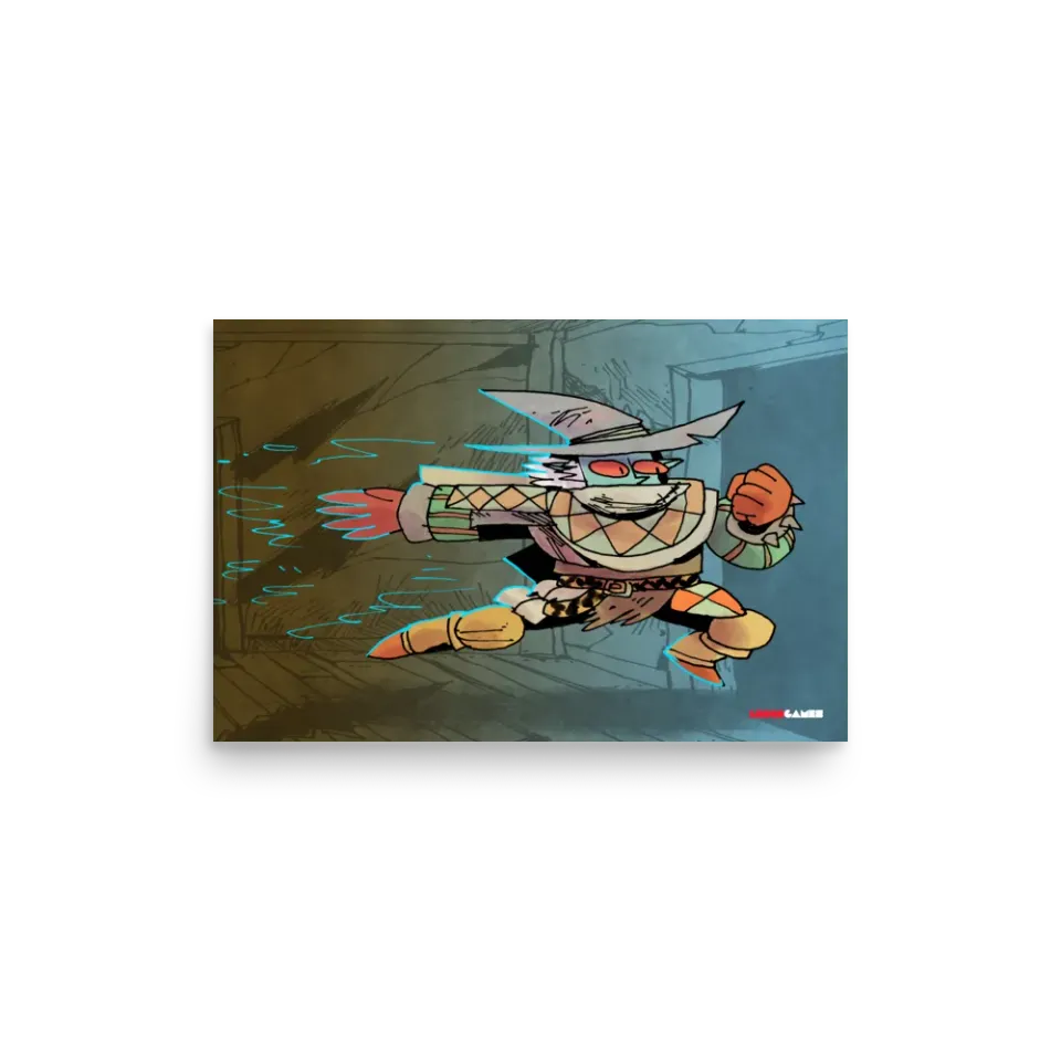 Leder Games Vast Mysterious Manor Leap Kunstdruck 12x18