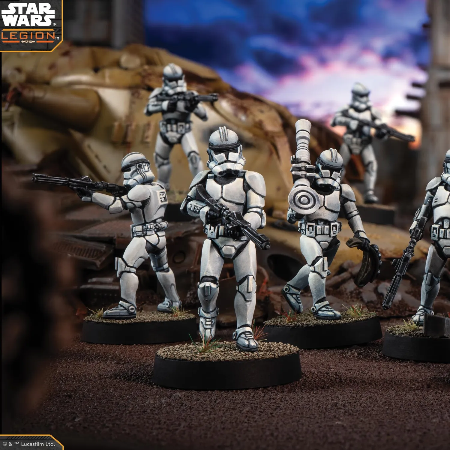 Asmodee Star Wars Legion Clone Trooper Marksmen Erweiterung