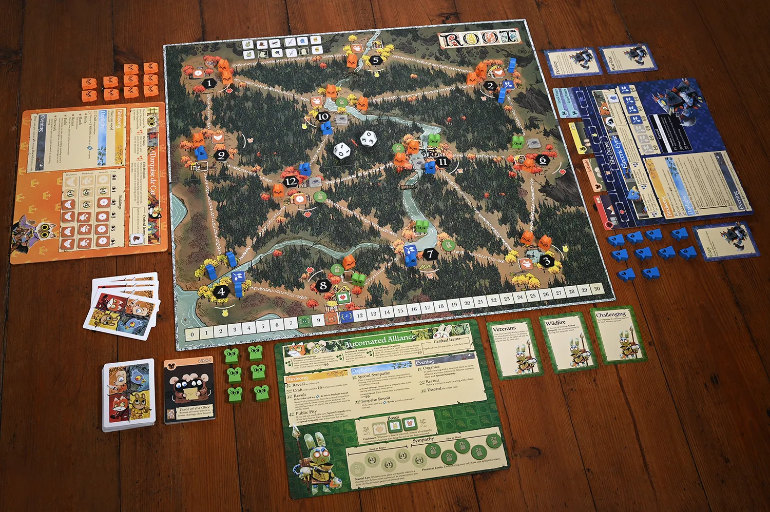 Leder Games Root Clockwork Erweiterung automatisierte Fraktionen