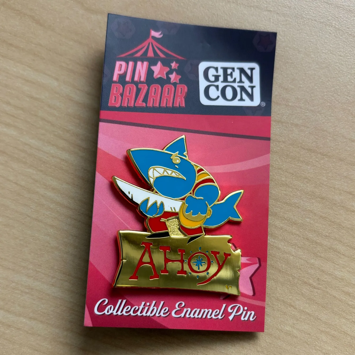 Leder Games Ahoy Bluefin Emaille-Pin Hard Enamel