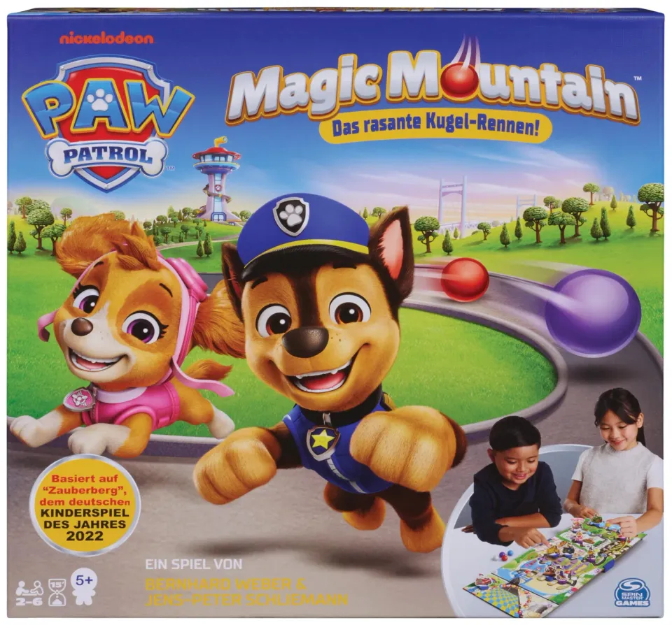 Spin Master PAW Patrol Magic Mountain Brettspiel kooperativ 2-6 Spieler