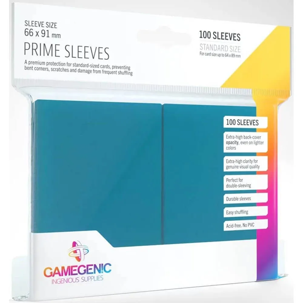 Gamegenic Prime Sleeves Kartenhüllen schwarz 100 Stück