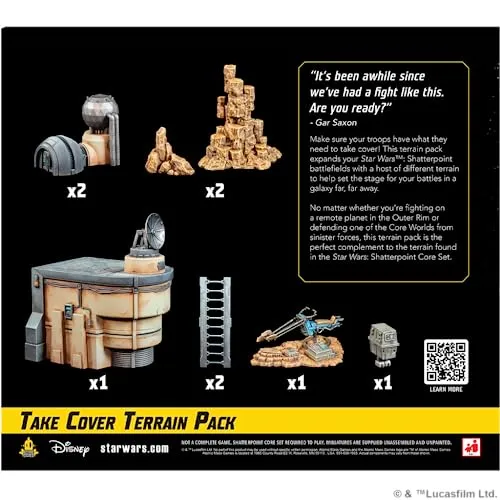 Shatterpoint Take Cover Geländeset Tabletop Deutsch 9-teilig