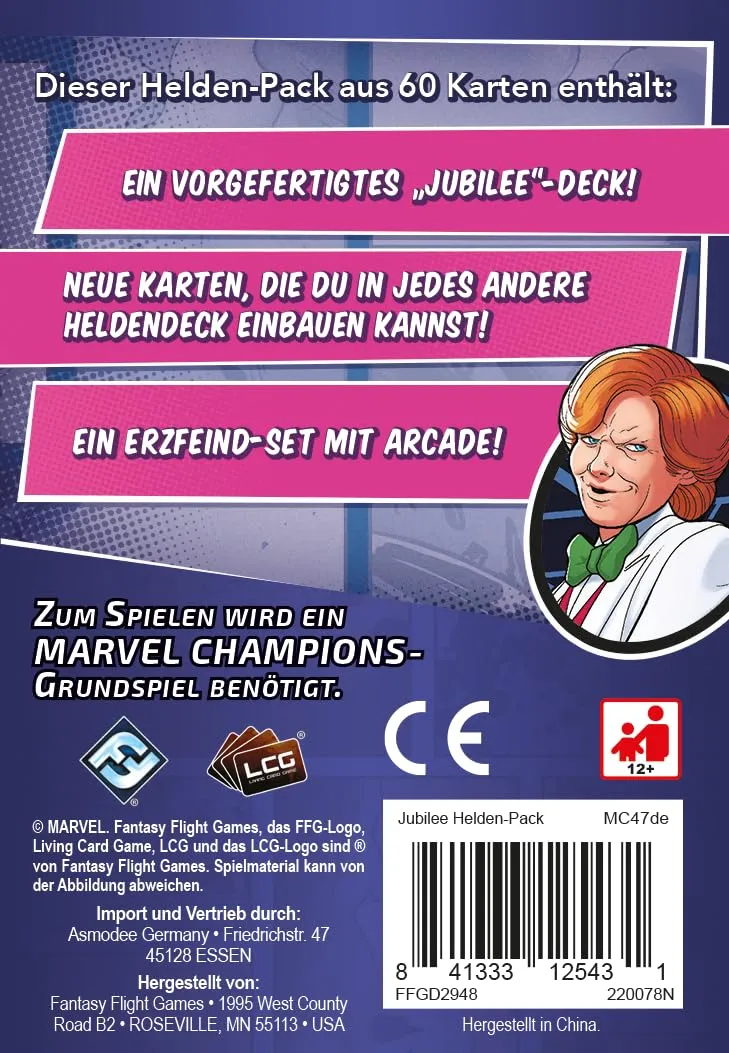 Fantasy Flight Marvel Champions Jubilee Helden-Pack deutsch