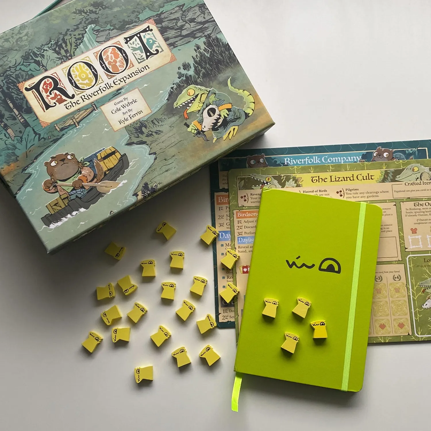Leder Games Root Eidechsenkult Notizbuch liniert