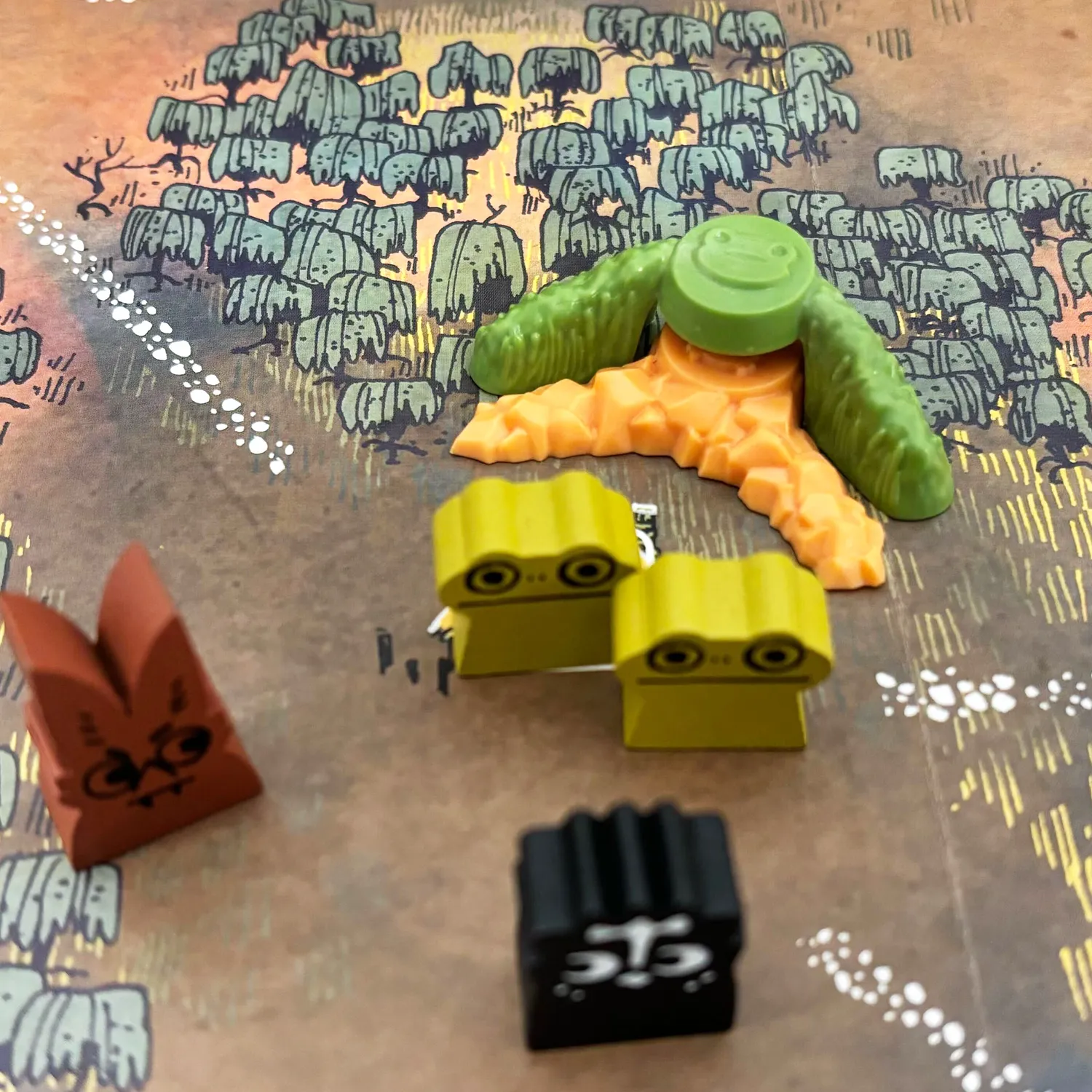 Leder Games Root Frog Clearing Markers Frosch