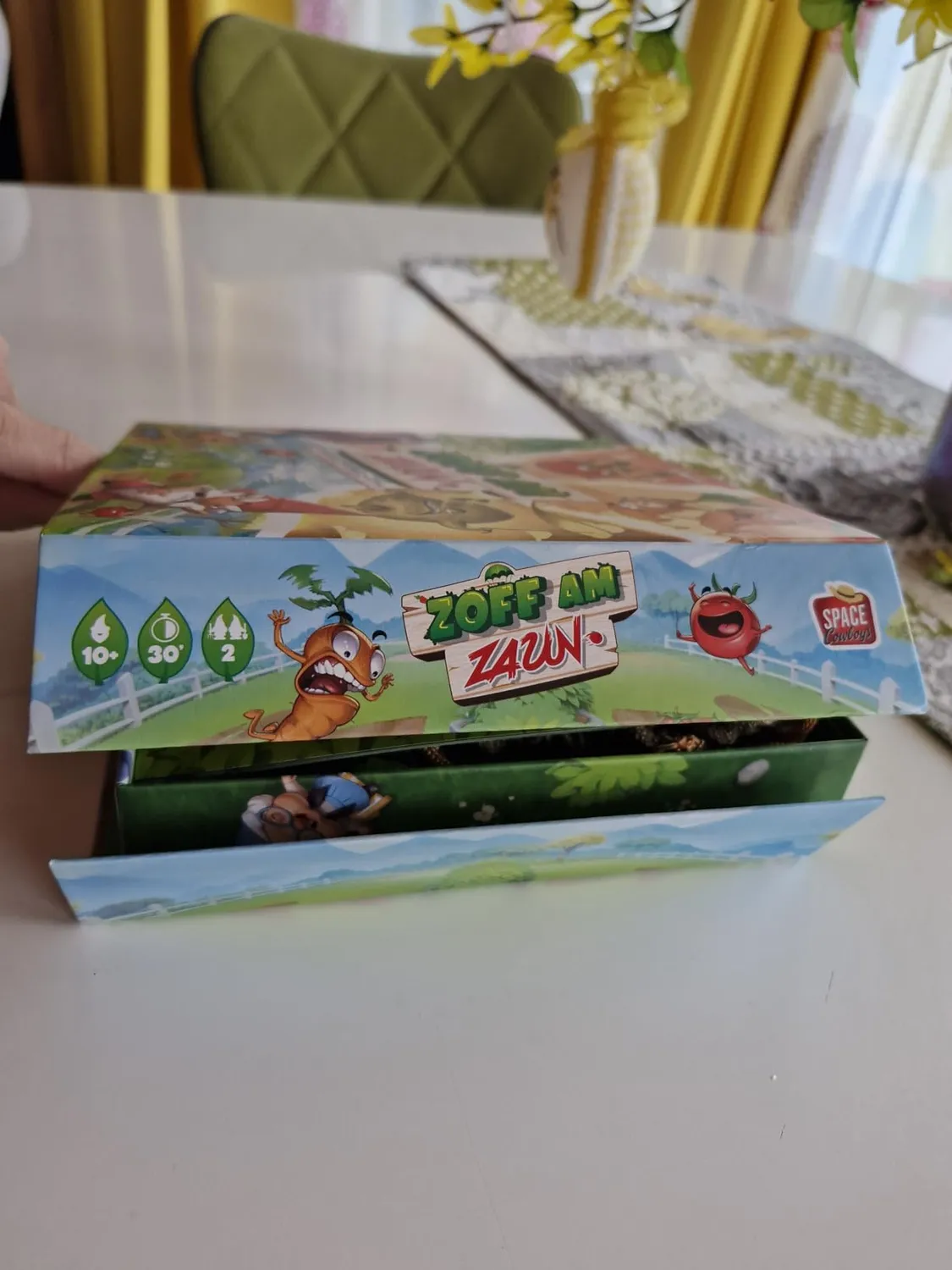 Asmodee Zoff am Zaun Strategiespiel 2 Spieler Garten