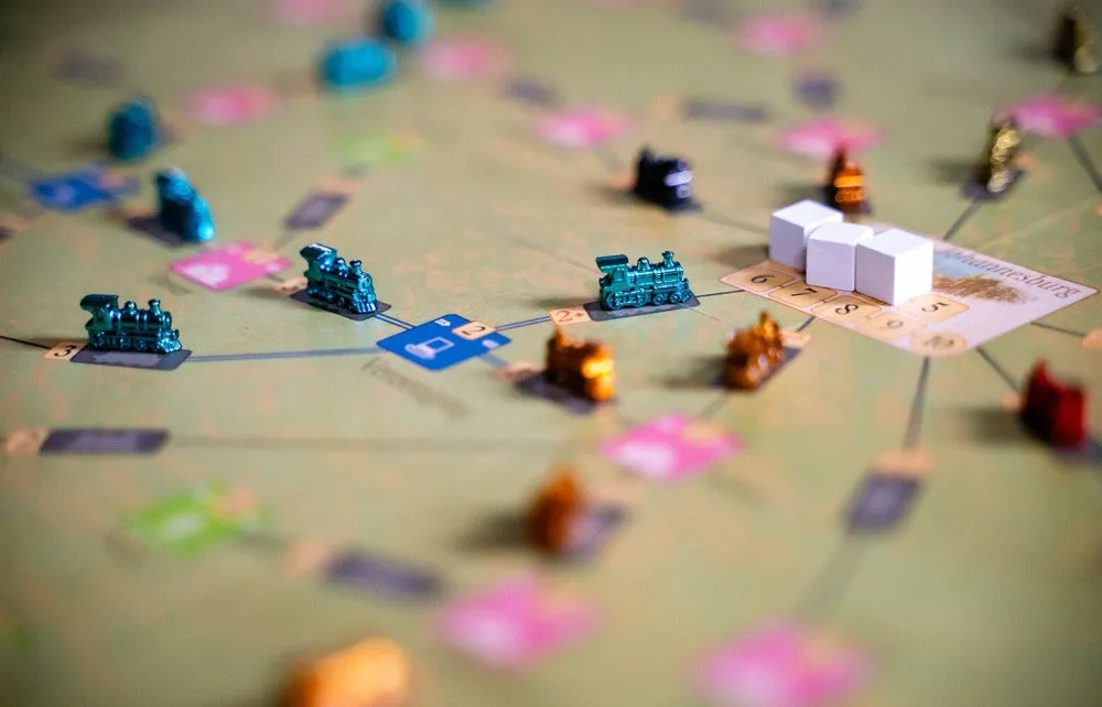 Capstone Games Iron Rail Iron Horses Metallzüge 180er-Set