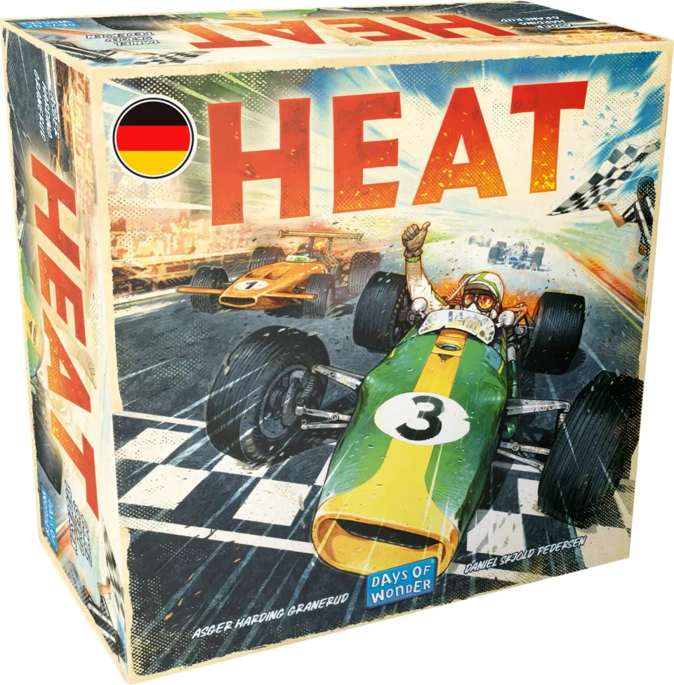 Days of Wonder Heat Grundspiel Rennspiel Deutsch