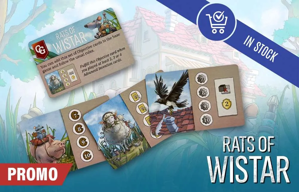 Capstone Games Rats of Wistar Objective Card Zielkarten-Set