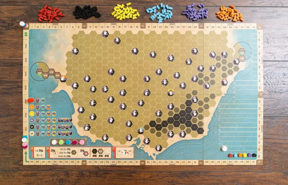 Capstone Games Ride the Rails Australia Canada Erweiterung