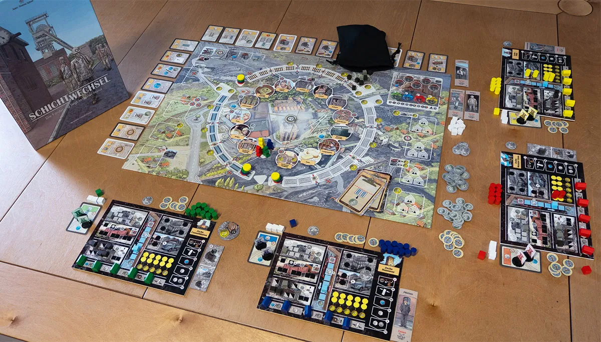 Spielefaible Schichtwechsel Brettspiel 2-4 Kumpel Zechenspiel