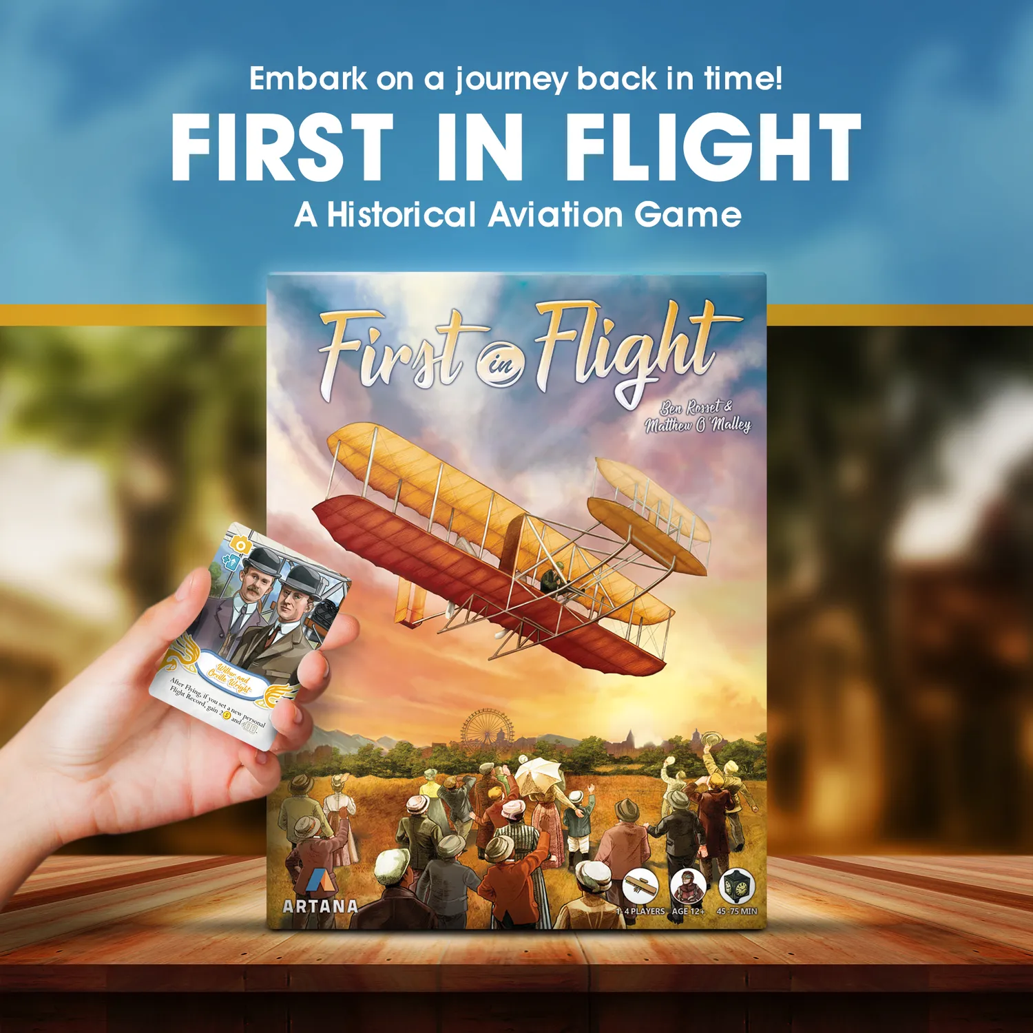 Genius Games First in Flight Brettspiel 1-4 Spieler