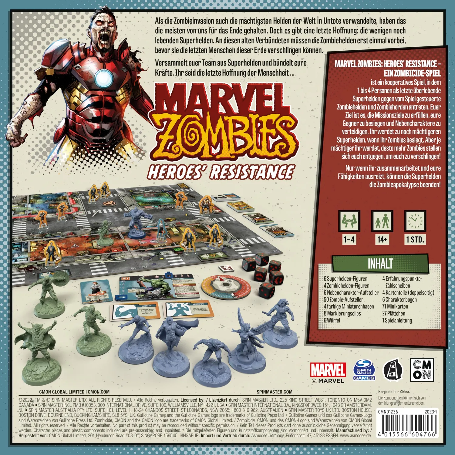 CMON Marvel Zombies Heroes Resistance Grundspiel Deutsch kooperativ