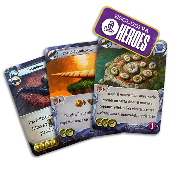 Cranio Verlorene Ruinen von Arnak Promokarten Set 1