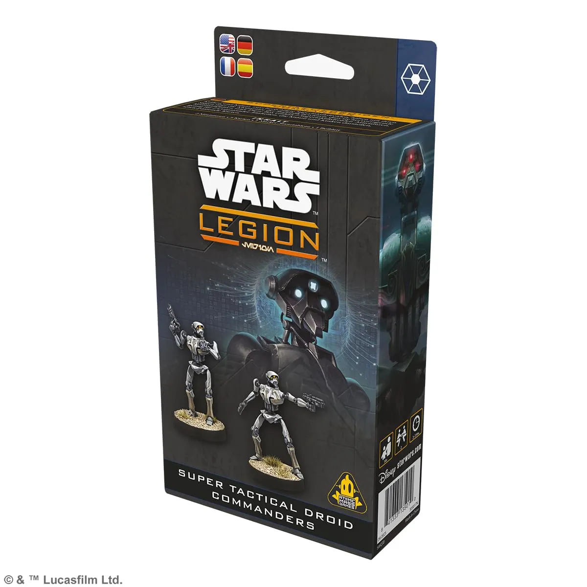 Asmodee Star Wars Legion Super Tactical Droid Erweiterung Commander