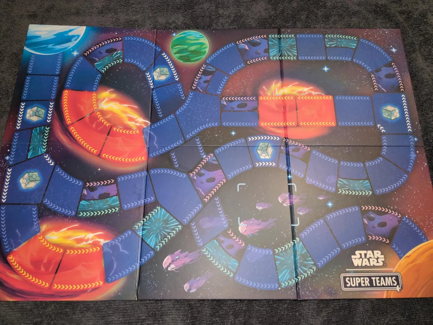 Asmodee Star Wars Super Teams Familienspiel Rennen 4 Teams