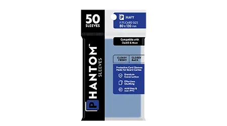 Capstone Phantom Sleeves Navy Kartenhüllen Gloss/Gloss