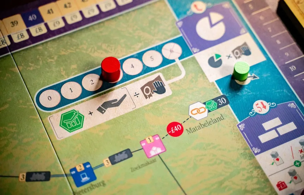 Capstone Games Age of Rail South Africa Brettspiel Eisenbahn