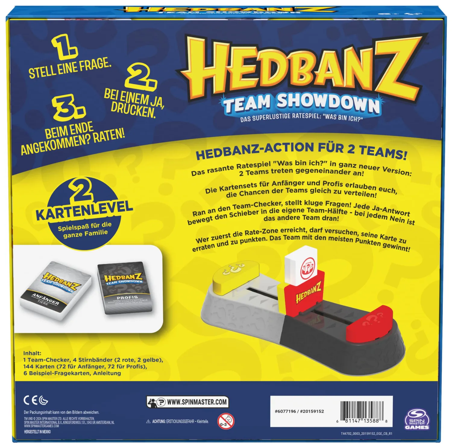 Spin Master Hedbanz Team Showdown Ratespiel 2 Teams