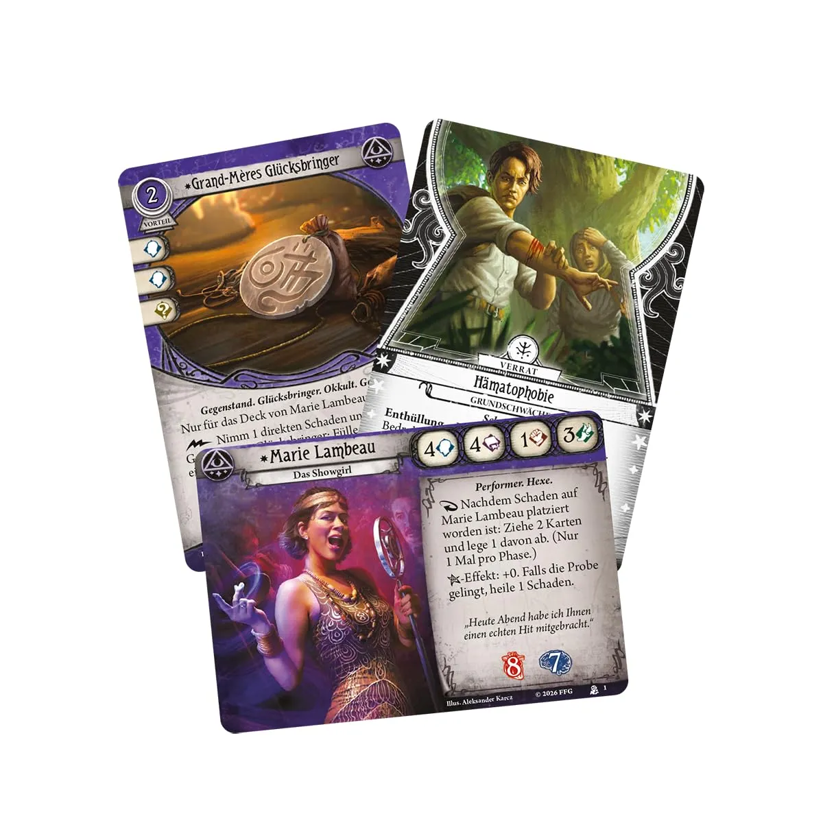 Arkham Horror LCG Marie Lambeau Ermittlerdeck Deutsch Mystiker
