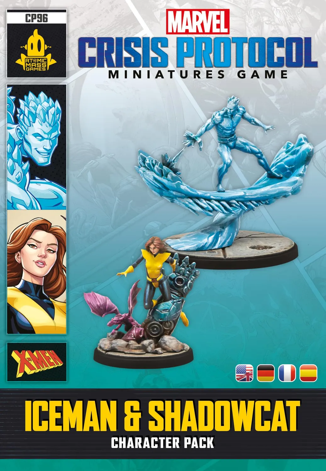 Atomic Mass Games Marvel Crisis Protocol Iceman Shadowcat Pack