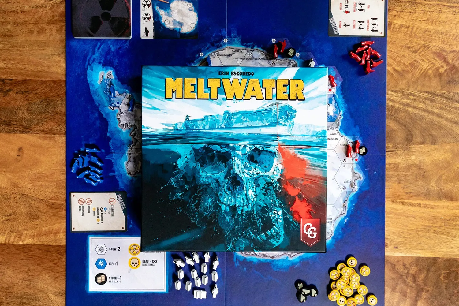Capstone Games Meltwater Brettspiel Duell 2 Spieler