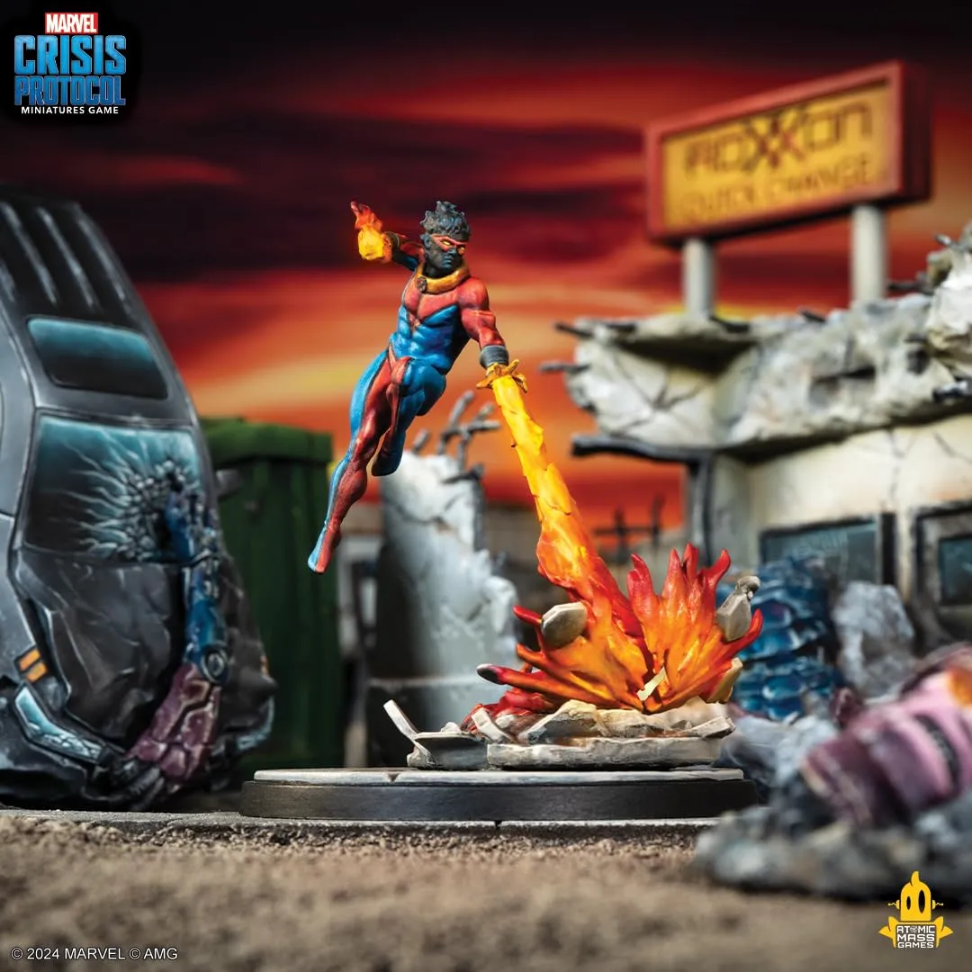 Marvel Crisis Protocol Sunspot Warlock Miniaturen-Erweiterung