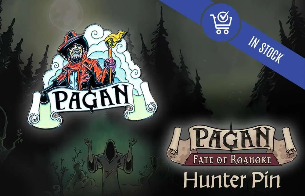 Capstone Games Pagan Hunter Pin Jäger Sammler-Anstecker