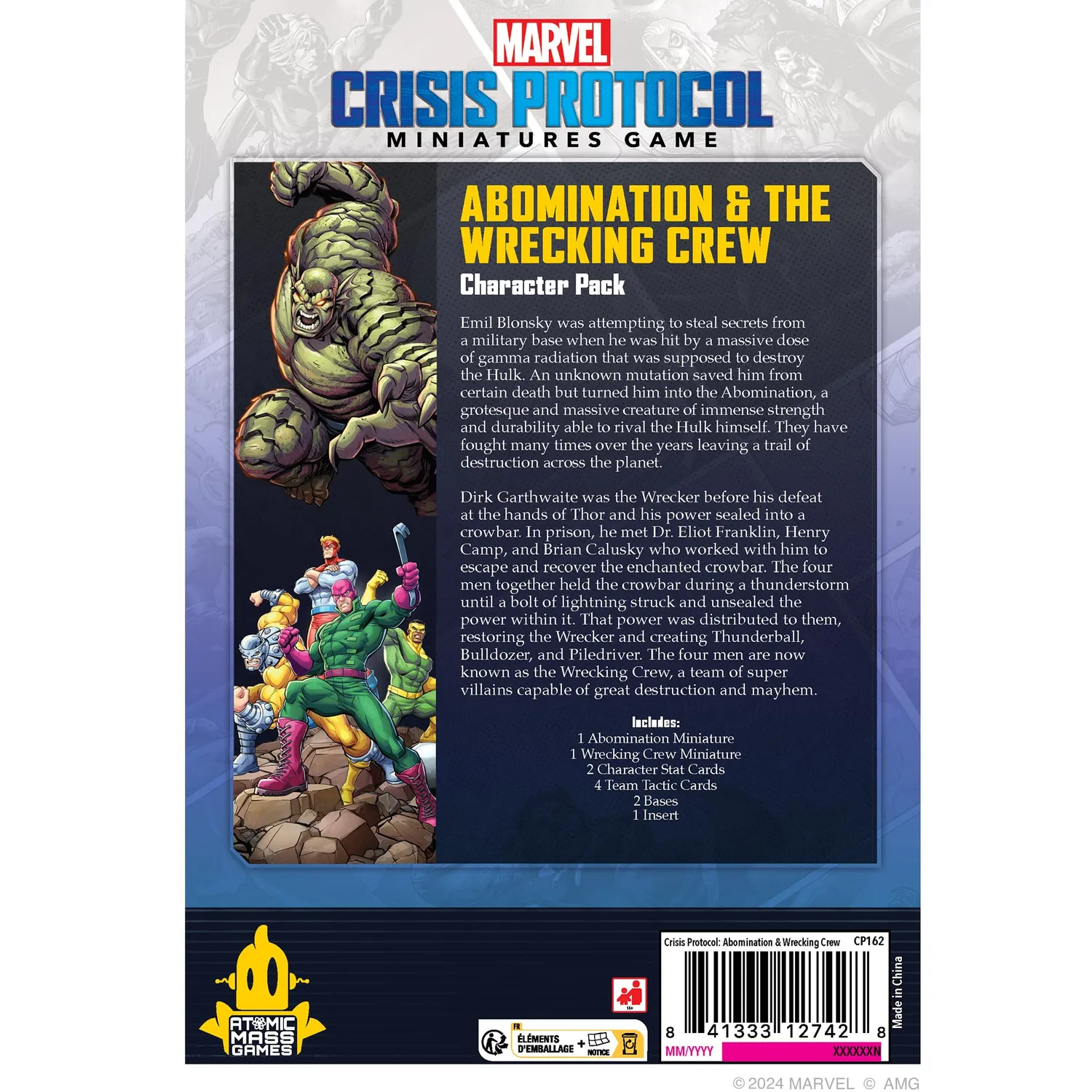 Asmodee Marvel Crisis Protocol Abomination Wrecking Crew Pack