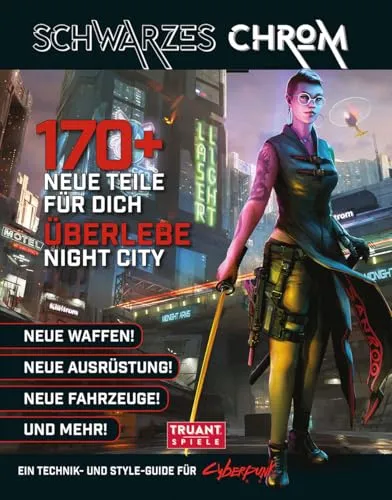 Schwarzes Chrom Cyberpunk Erweiterung Buch Deutsch Chrom