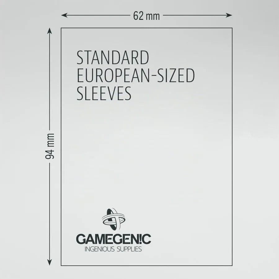 Gamegenic Prime Standard European Kartenhüllen transparent 50 Stück