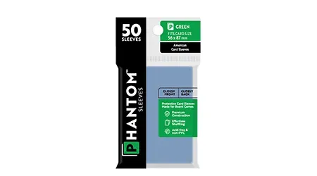 Capstone Games Phantom Sleeves Green Size Kartenhüllen