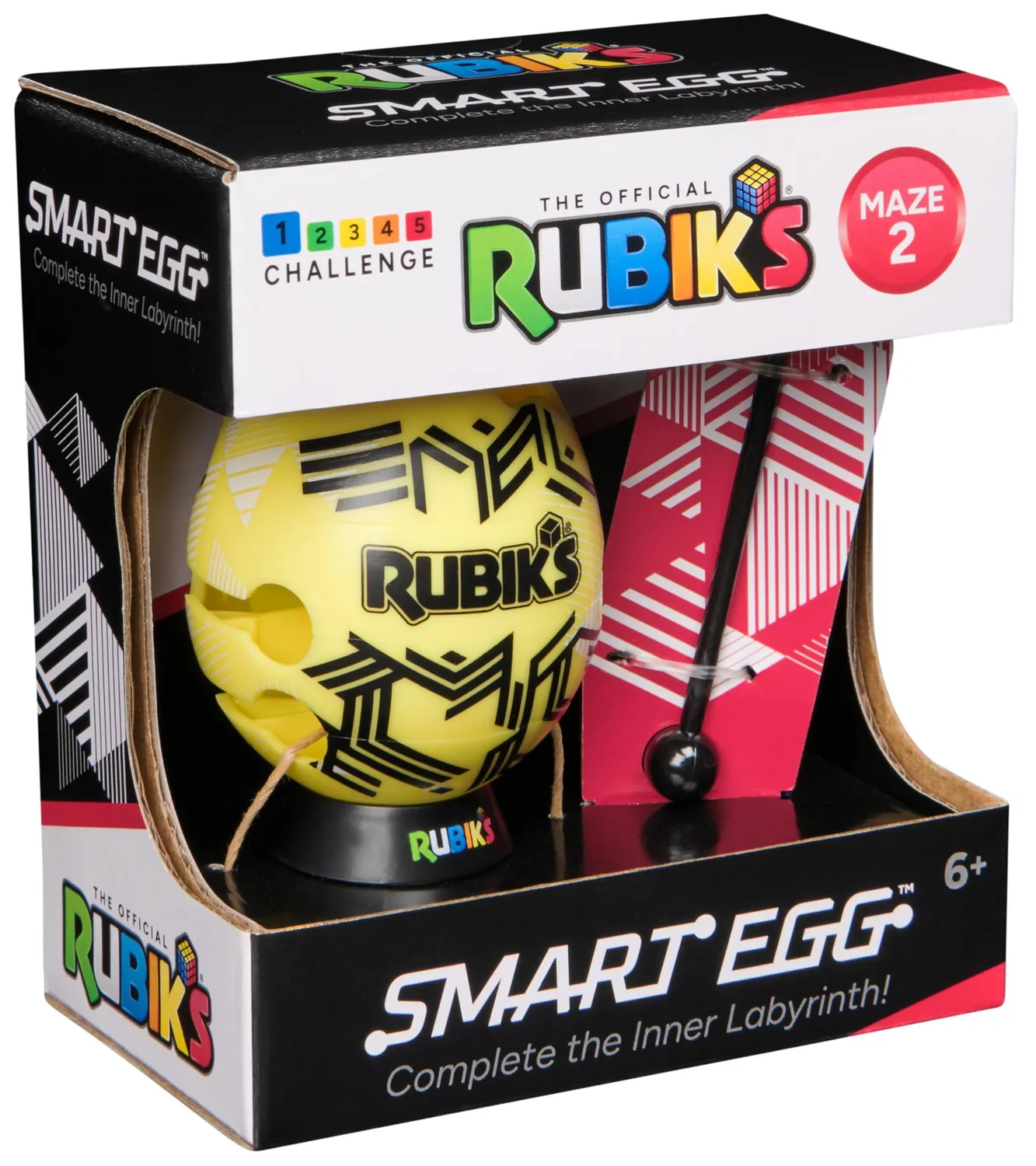 Rubik's Smart Egg Geduldsspiel Ei-Labyrinth mit Stab ab 6 Jahren